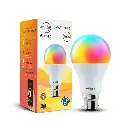 Wipro Garnet Wipro 12W WiFi LED Smart Bulb is known for its energy efficiency and bright, 16M Colours , Warm White, Neutral White, White + Dimmable