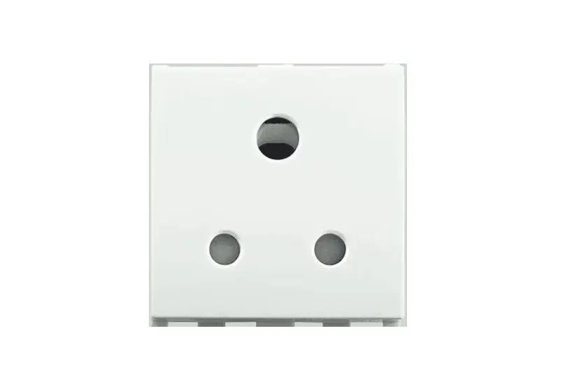 Anchor Roma Urban ISI Standard 66402 6A, 3Pin Round Socket, 2 Module, ISI