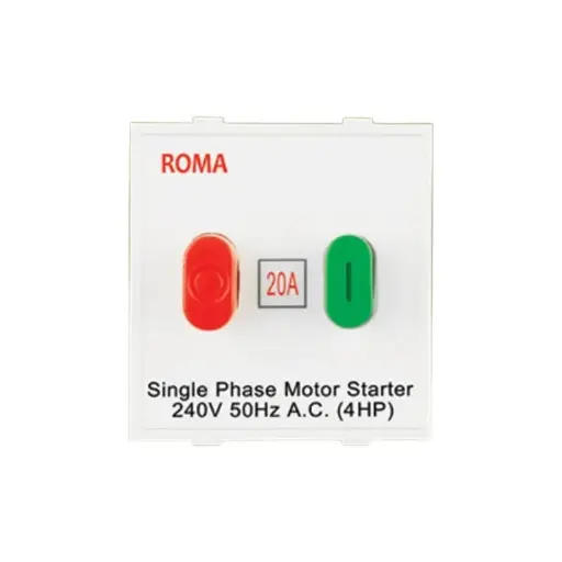 Anchor by Panasonic Roma Classic Power & Motor Starter Switches, 20405 25A Motor Starter Switch, DOS20405 