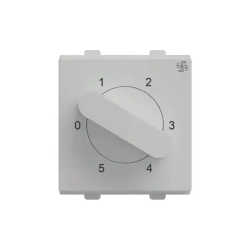 Plycab Etira Regulators and Dimmers | Fan Regulator 5 Step Fan regulator White 5-Step Fan Regulator 2M