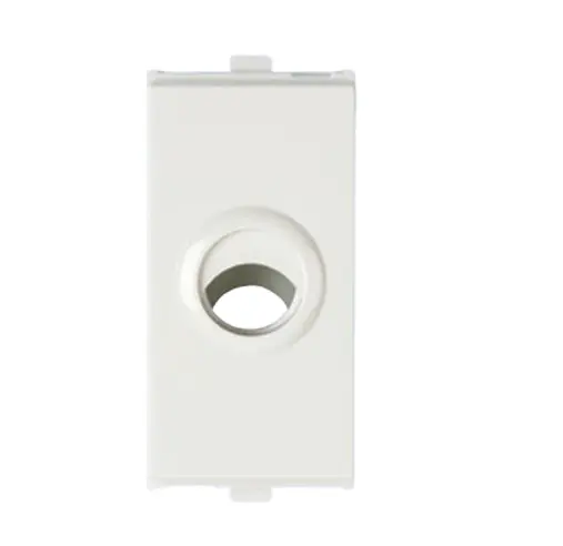 Anchor Penta Modular Communication And Data Socket,  65501 Cord Outlet, 1 Module | White | DOS65501 
