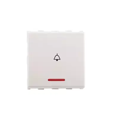 Anchor Roma Urban ISI Standard 66233 10A, Bell Push Switch with Indicator, 2 Module